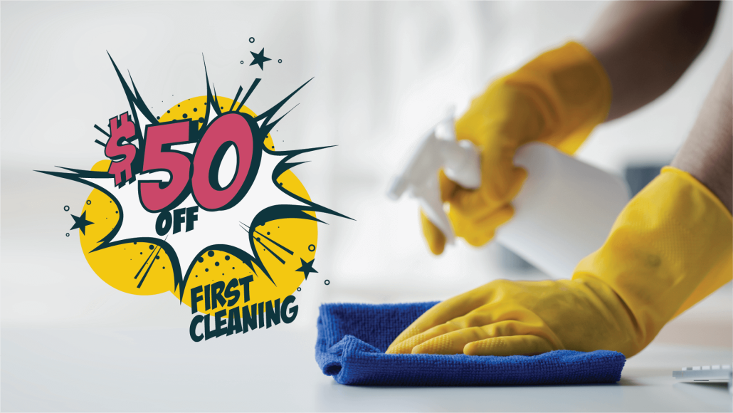 $50 OFF First Cleaning Banner | Go Angels Cleaning